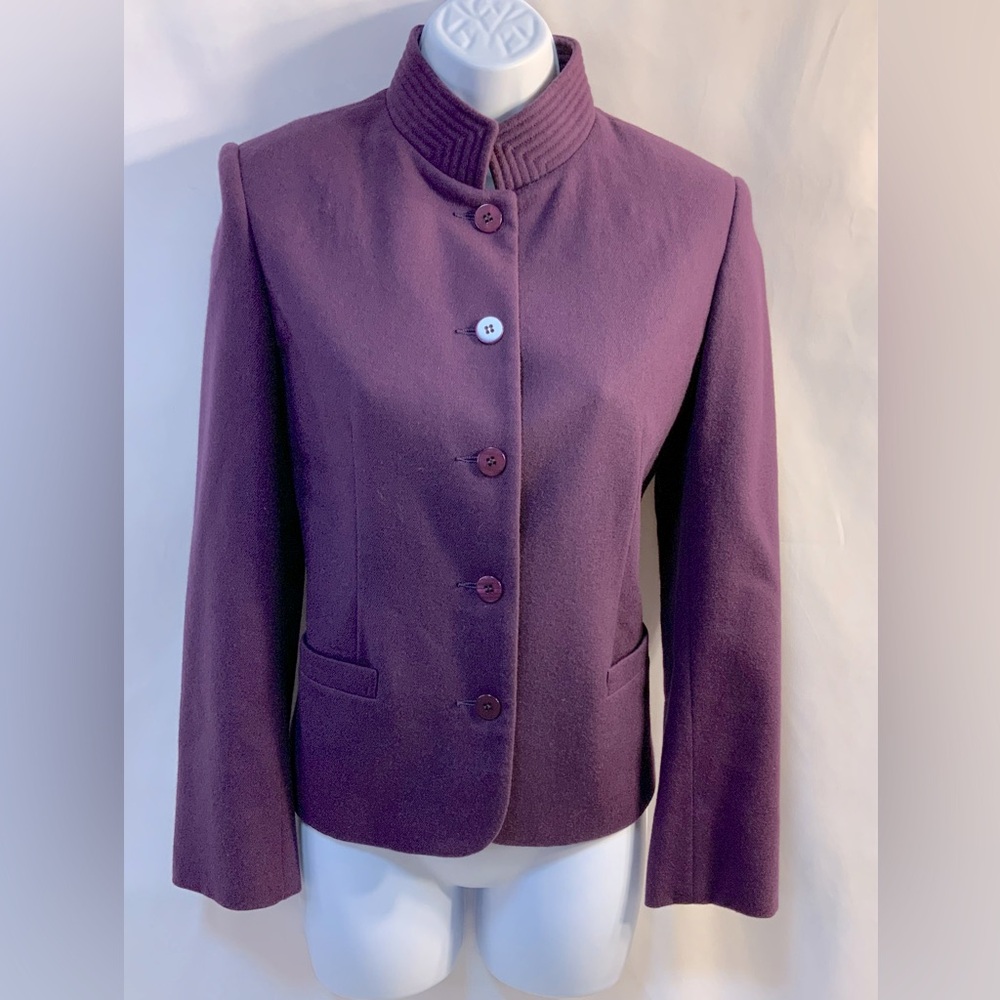 Intuitions Women’s Purple Wool Jacket